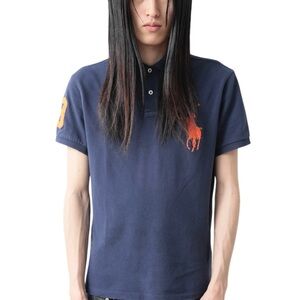 Polo by Ralph Lauren Large Logo Navy Blue Boy’s Shirt